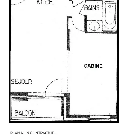 Economique 4 Pers Aux Menuires, 2 Pieces, Balcon, Casier A Skis - Fr-1-452-165 Apartment